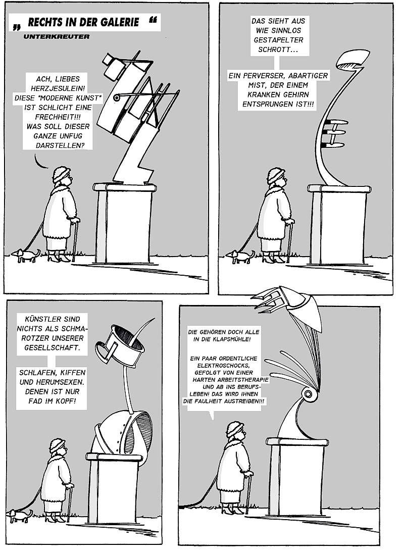 Rechts in der Galerie 1/2